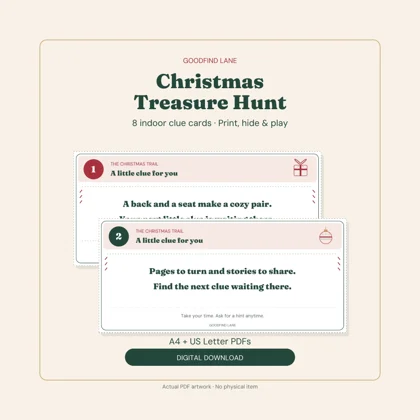 Christmas Treasure Hunt — current Goodfind Lane Etsy product preview
