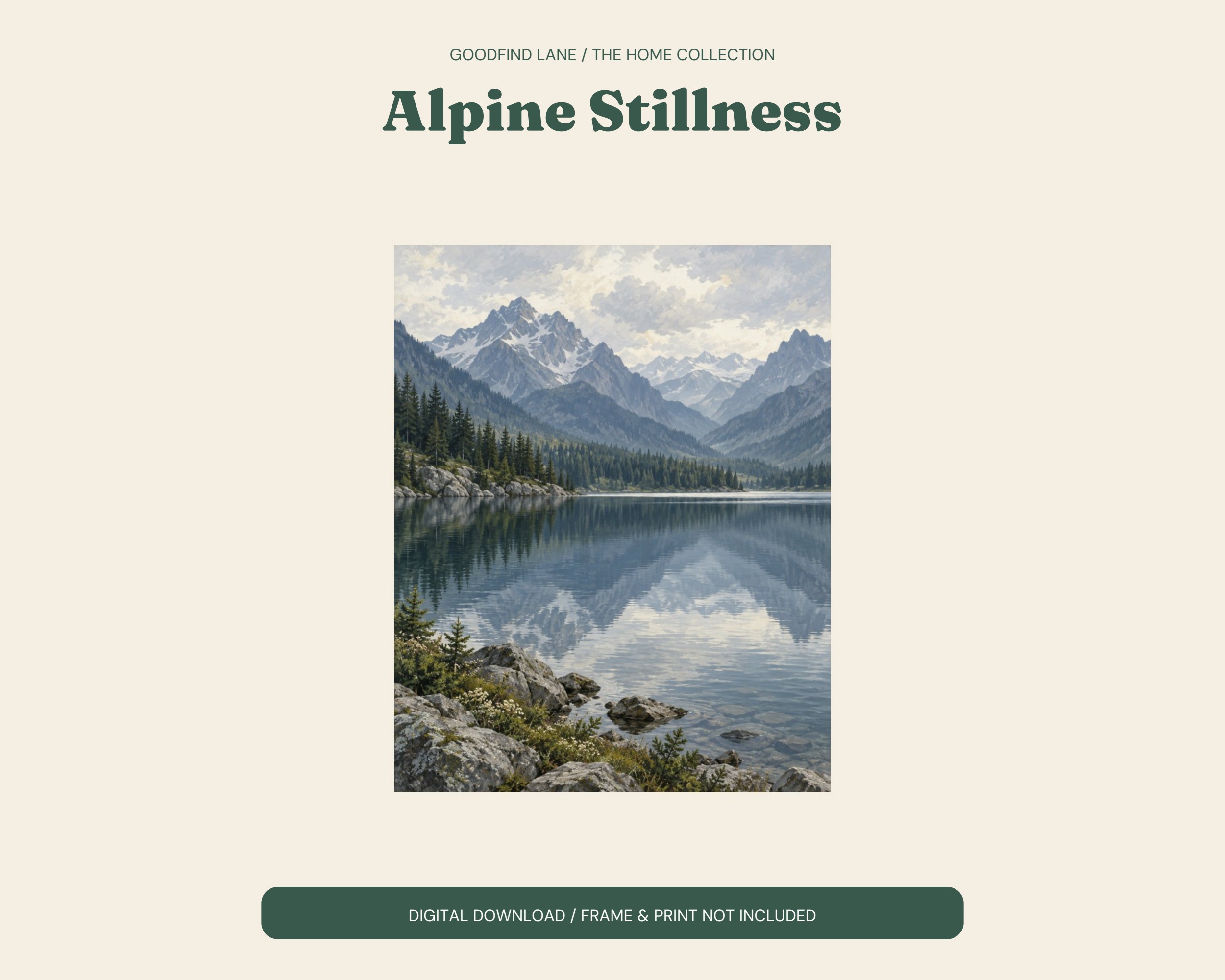 Alpine Stillness — Product overview