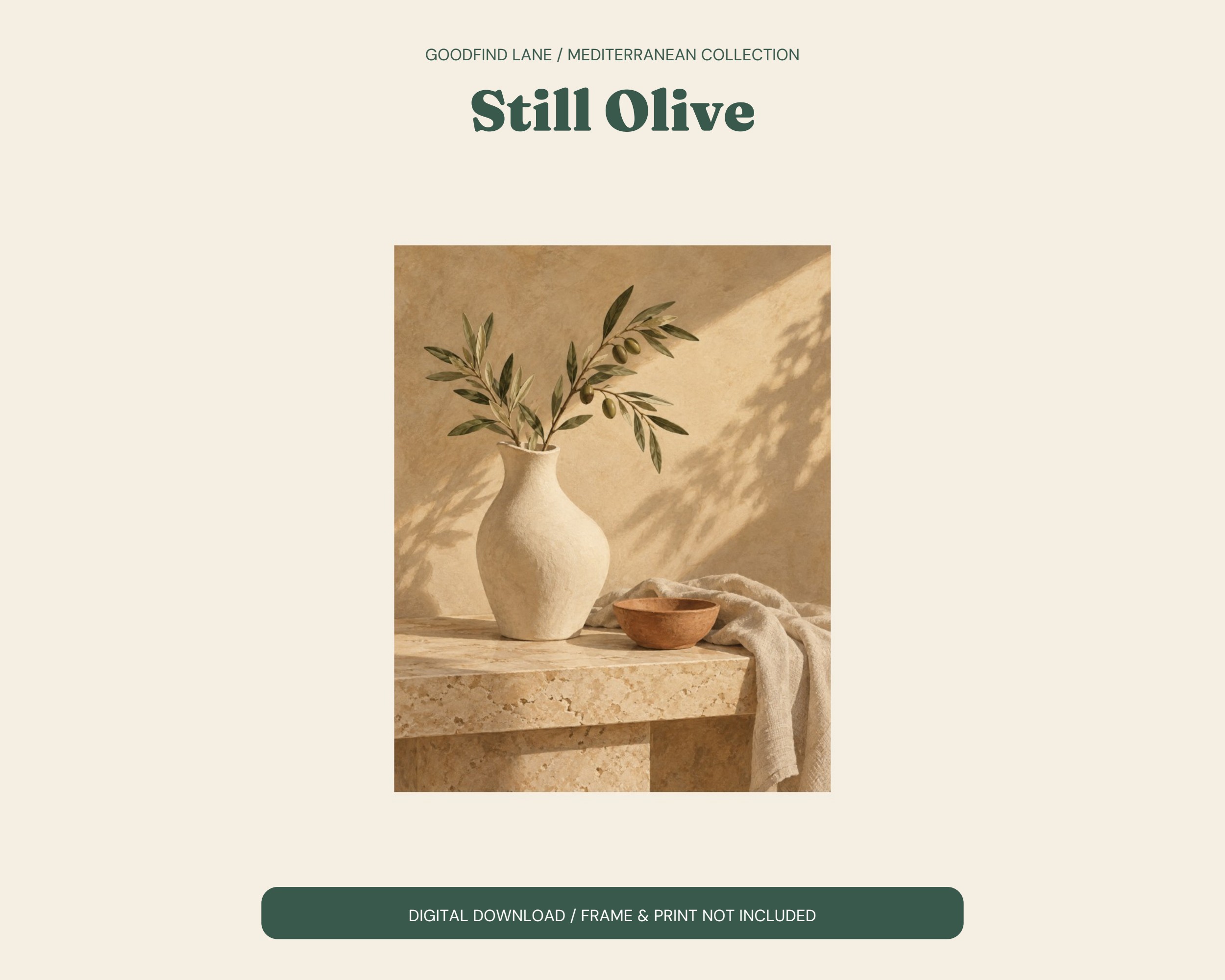 Still Olive — Product overview