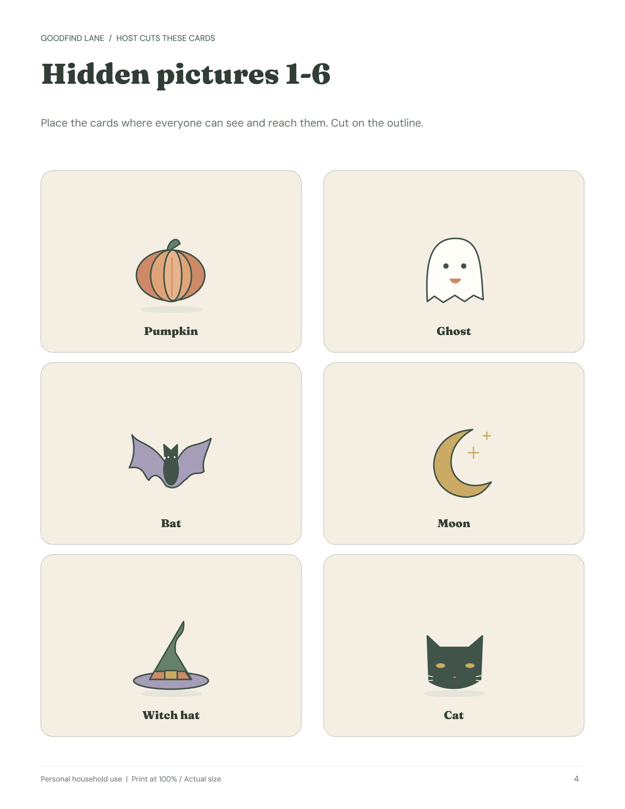 Little Pumpkin Picture Hunt — sample page 4